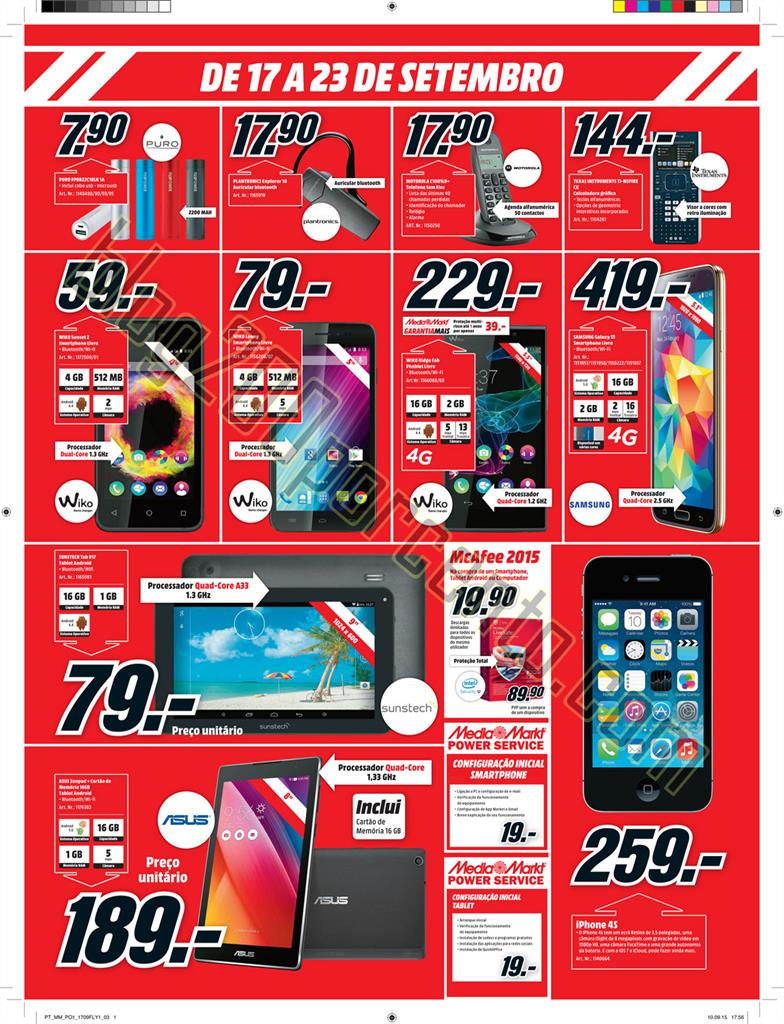 Antevisão Folheto MEDIA MARKT Norte de 17 a 23 se