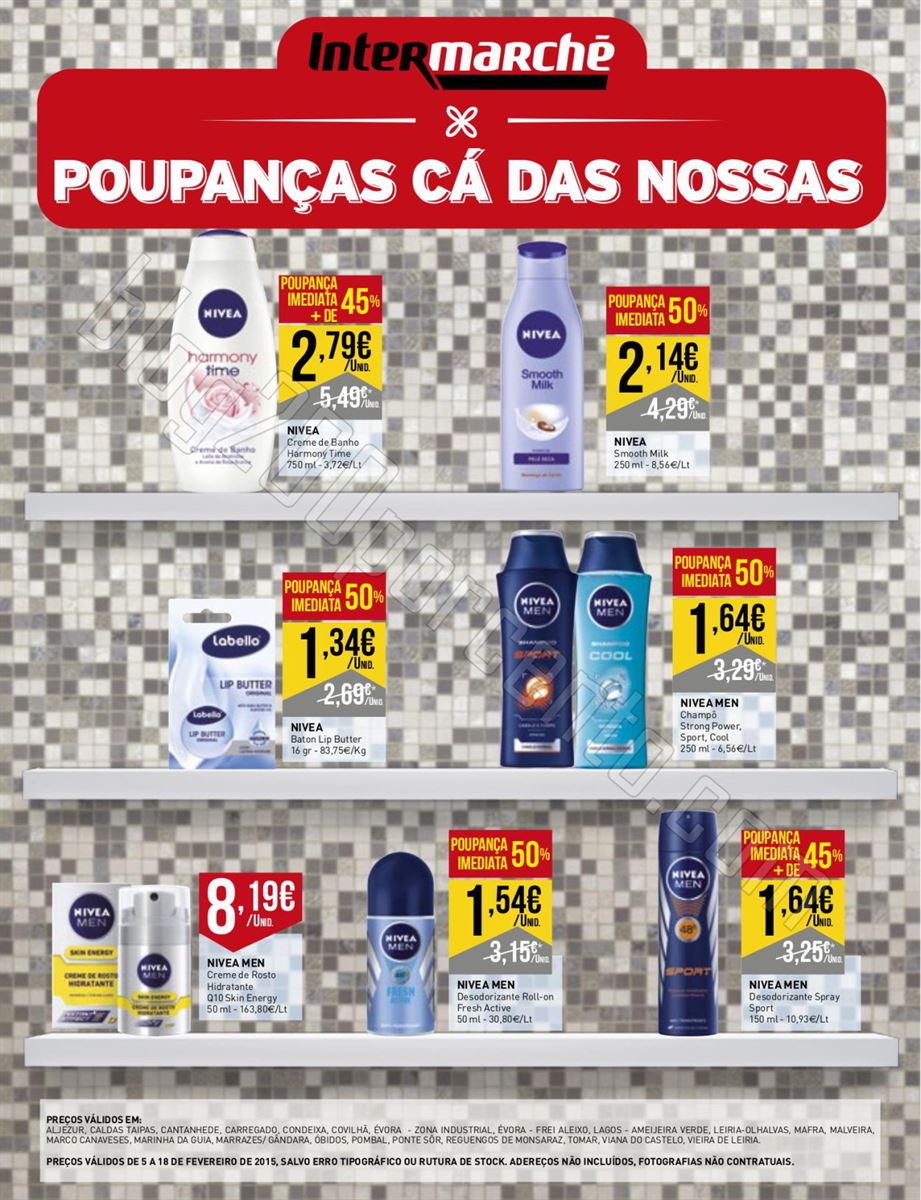 Antevisão Folheto INTERMARCHÉ Nivea de 5 a 18 fe
