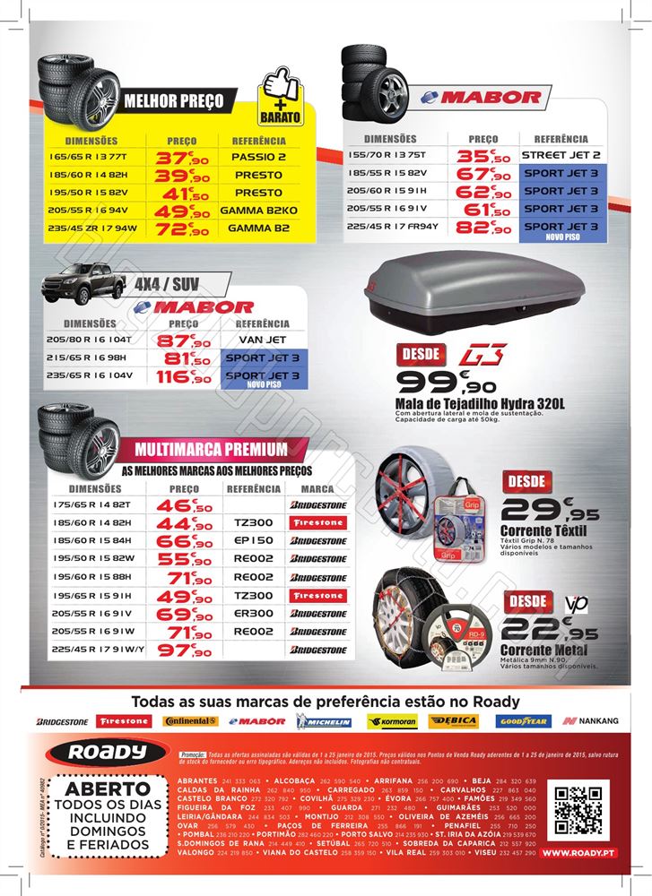 Novo Folheto ROADY Promoções de 15 a 25 janeiro 