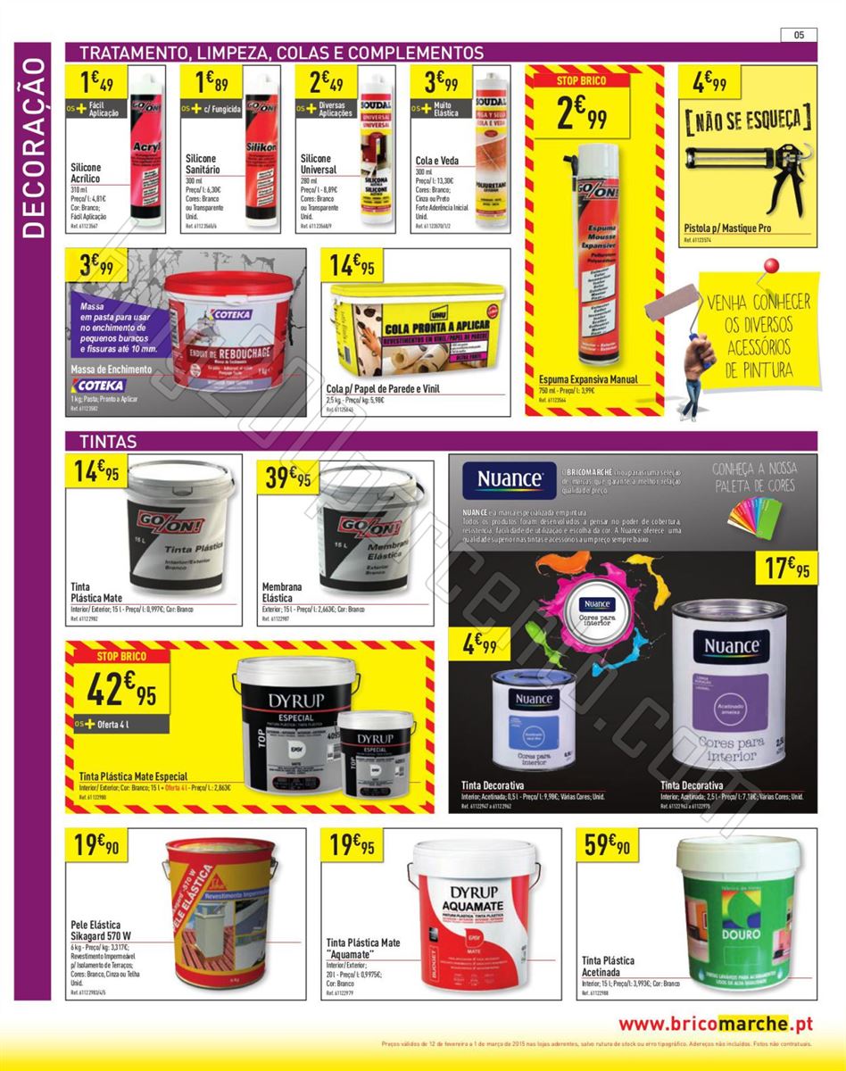 Antevisão Folheto BRICOMARCHÉ de 12 fevereiro a 