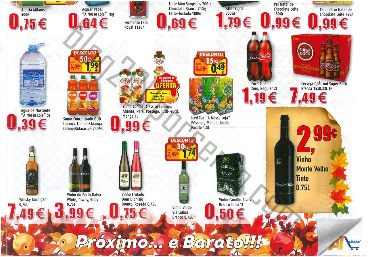 Antevisão Folheto A NOSSA LOJA Promoções de 31 