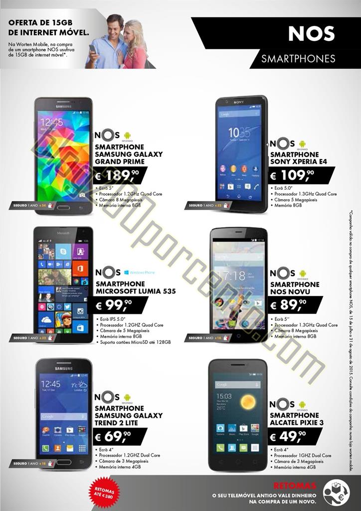 Novo Folheto WORTEN MOBILE Promoções até 2 sete