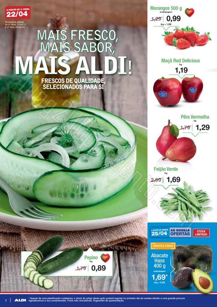 Antevisão Folheto ALDI Promoções a partir de 22
