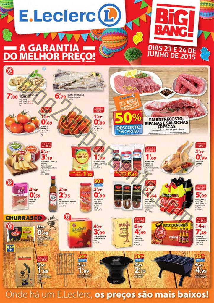 Antevisão Folheto E-LECLERC Big Bang dias 23 e 14