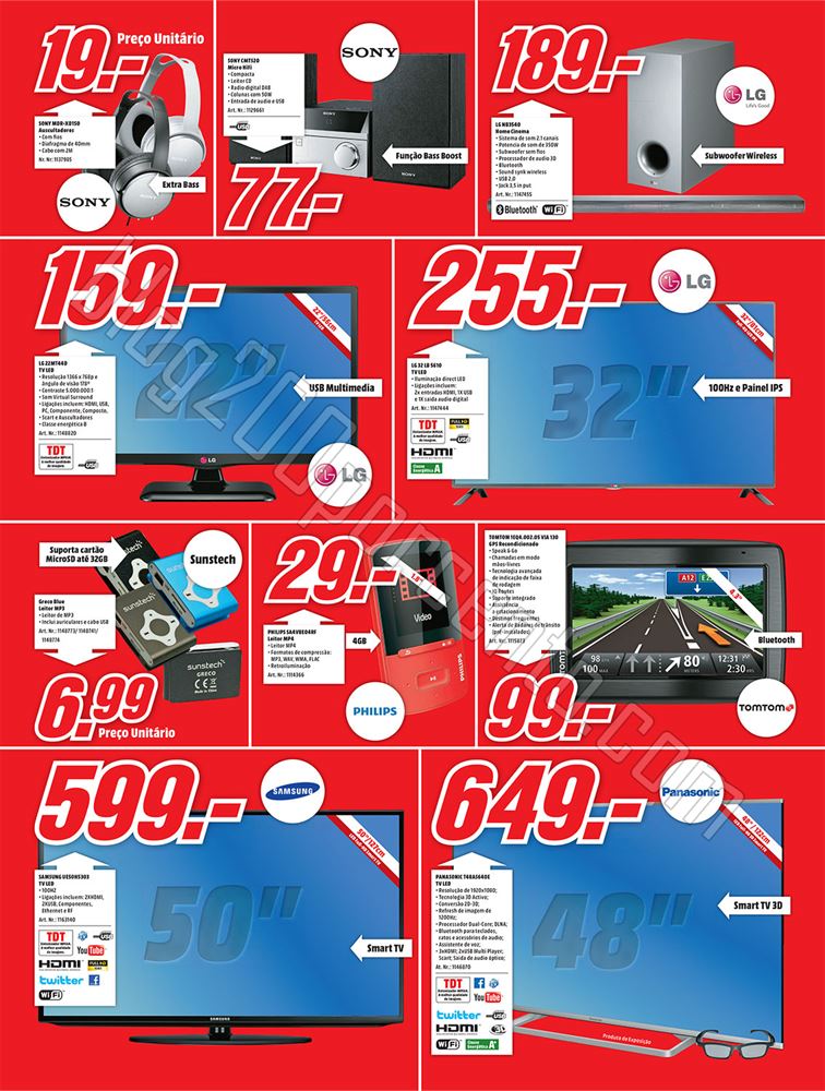 Antevisão Folheto MEDIAMARKT Norte de 8 a 14 jane