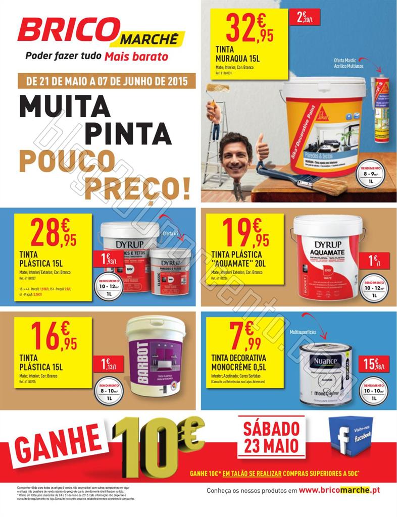 Antevisão Folheto BRICOMARCHÉ Promoções de 21 