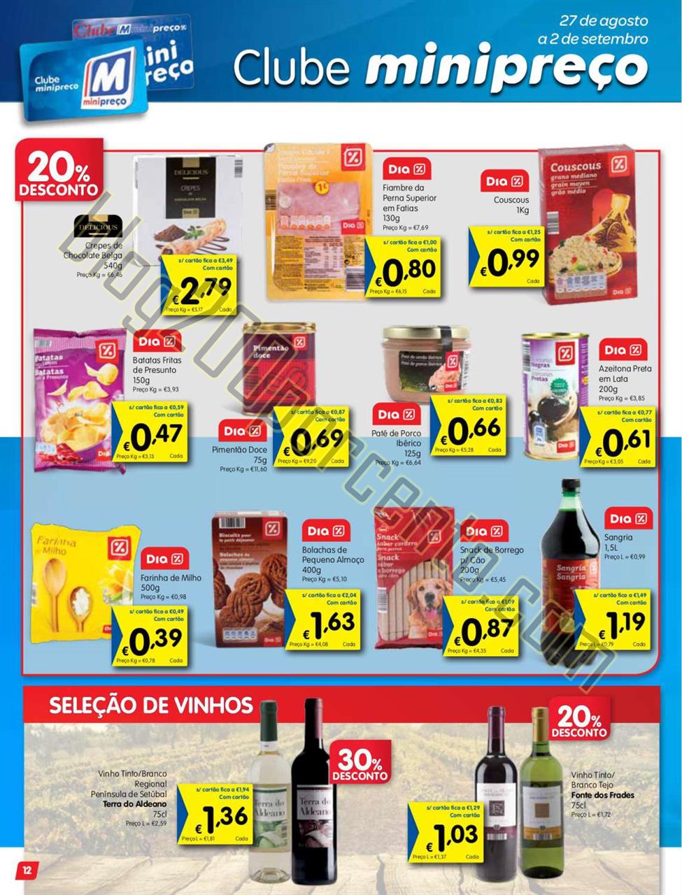 Antevisão Folheto MINIPREÇO Parking de 27 agosto