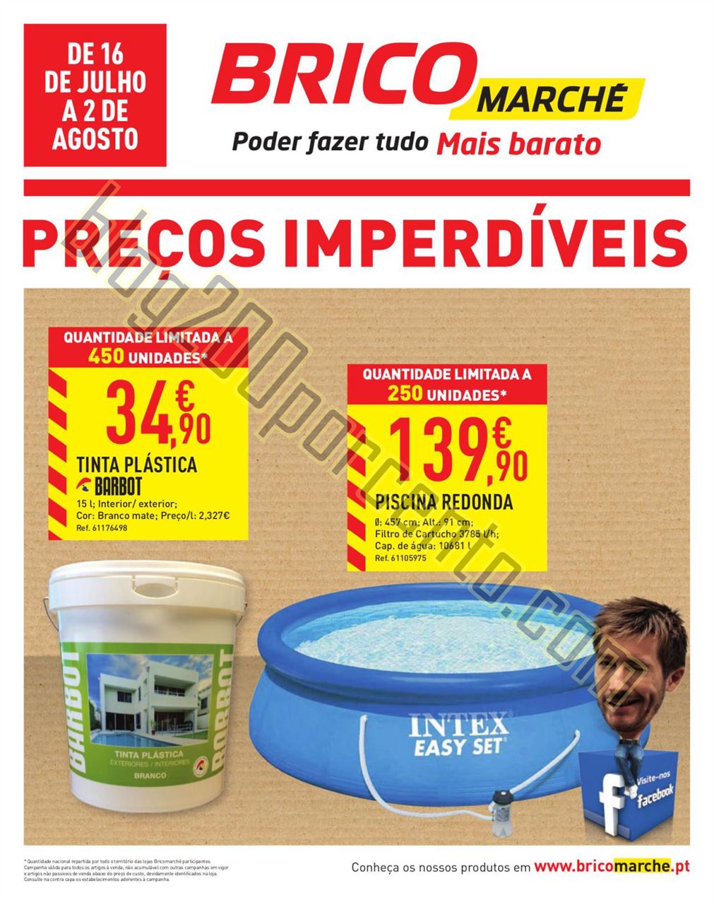 Novo Folheto BRICOMARCHÉ Promoções de 16 julho 