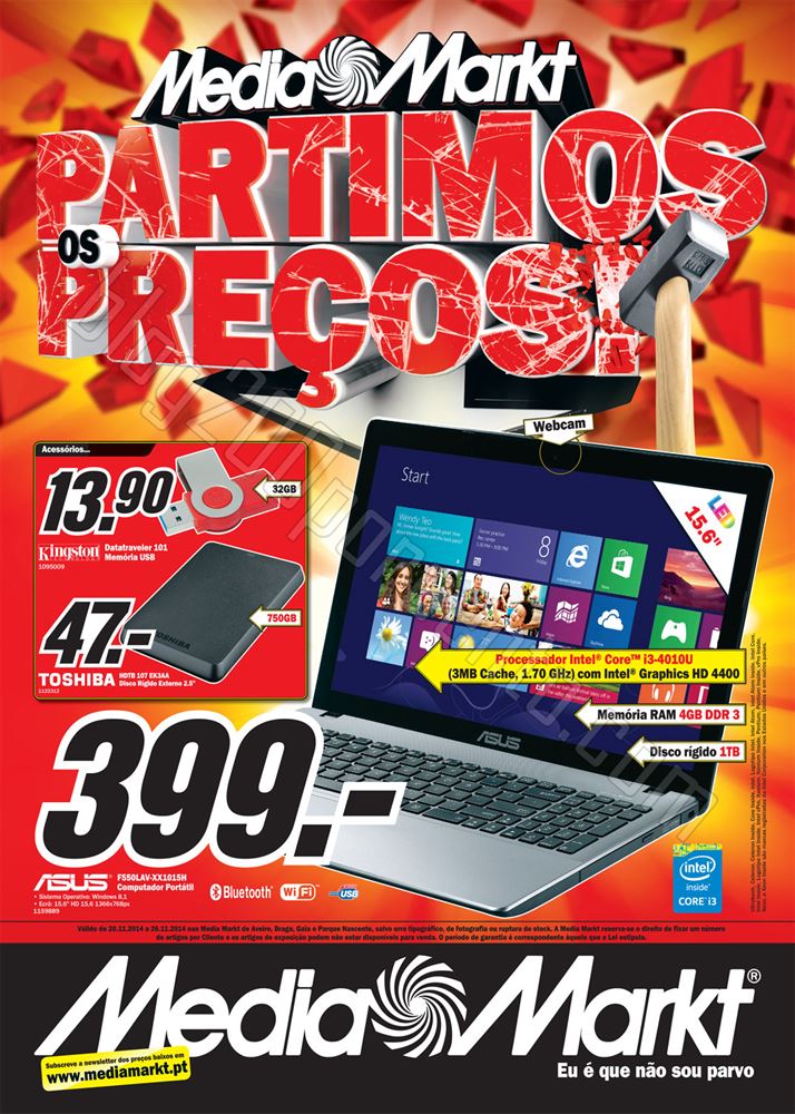 Antevisão Folheto MEDIA MARKT Norte de 20 a 26 no
