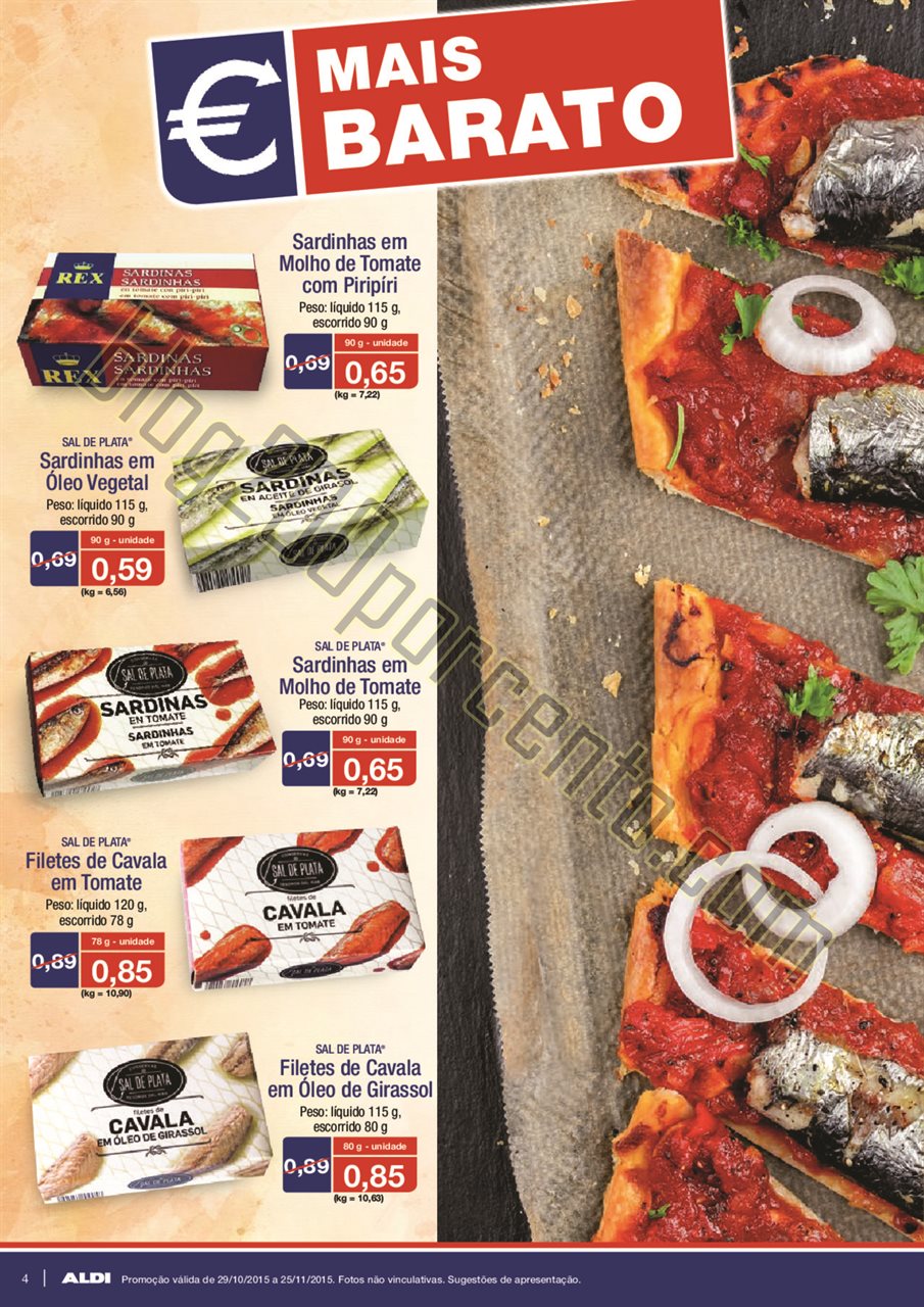 Antevisão Folheto ALDI promoções a partir de 4 