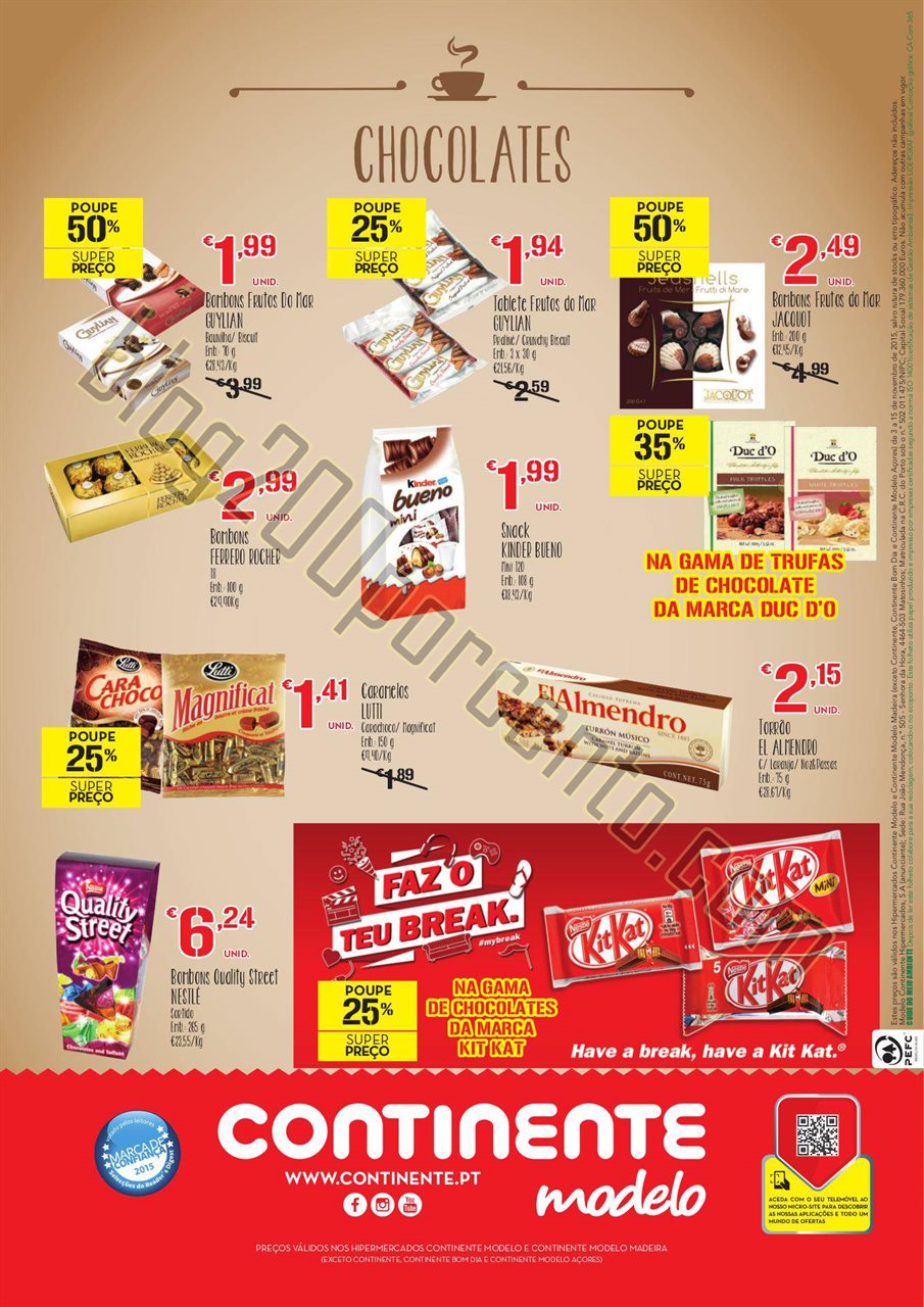 Antevisão Folheto CONTINENTE - MODELO Bebidas que