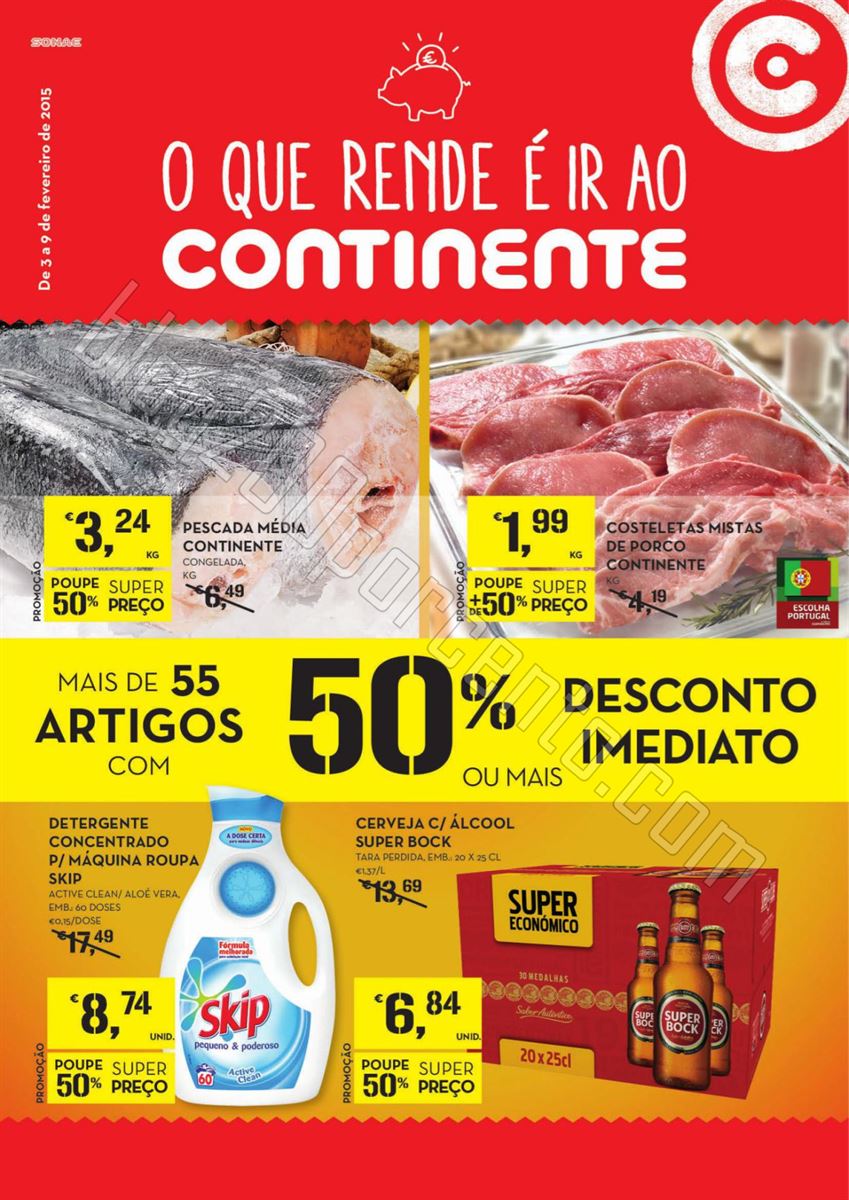 Antevisão Folheto CONTINENTE de 3 a 9 fevereiro p