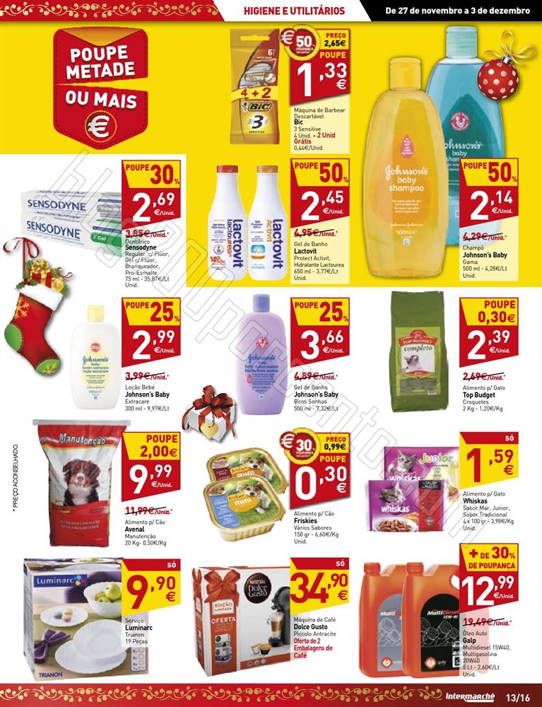 Antevisão Folheto INTERMARCHÉ de 27 novembro a 3