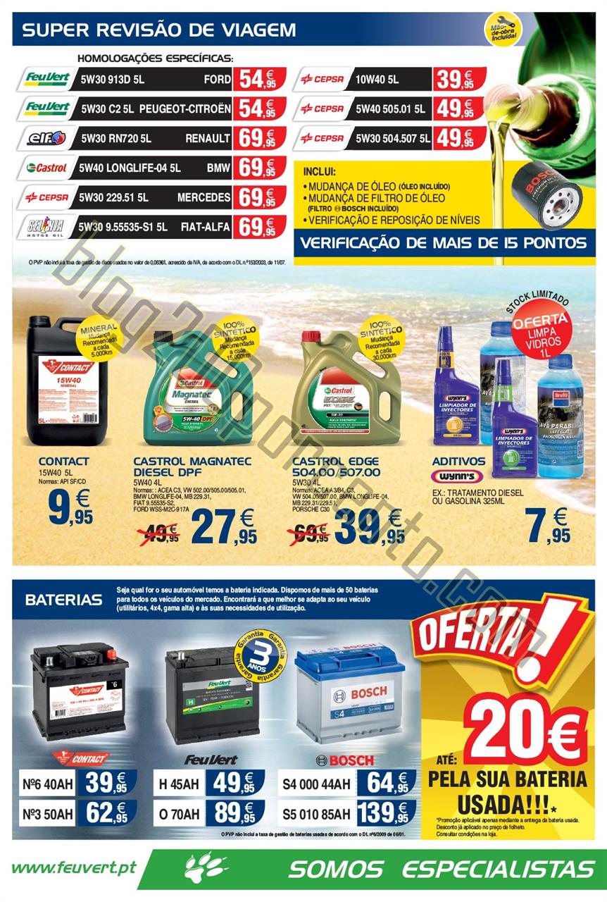 Antevisão Folheto FEU VERT de 29 junho a 26 julho