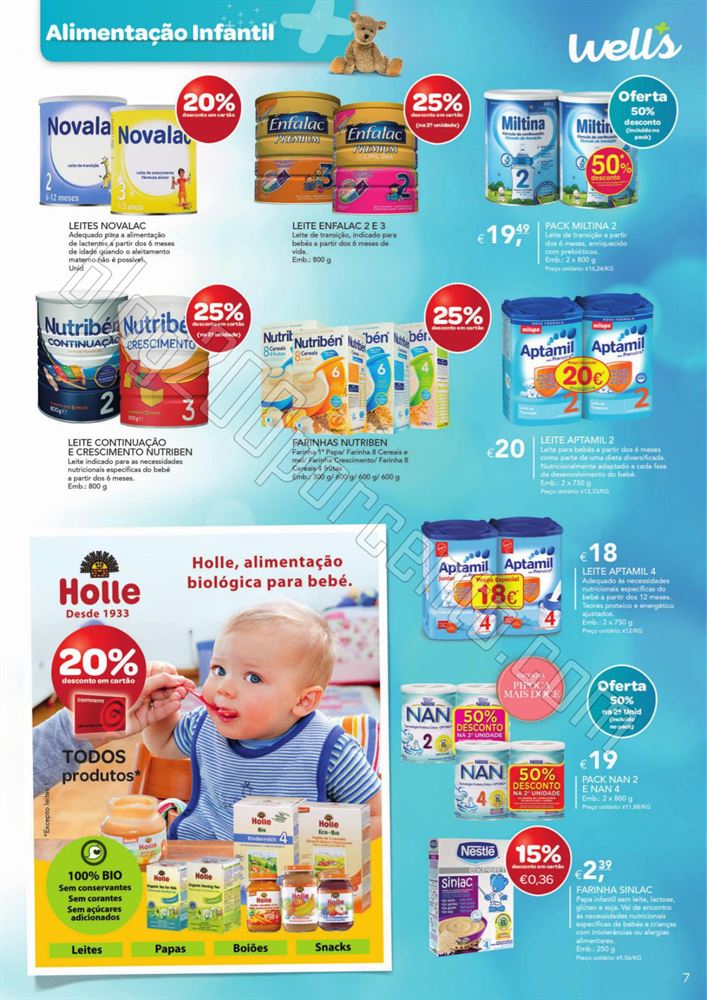 Antevisão Folheto WELLS Bebé de 20 janeiro a 15 