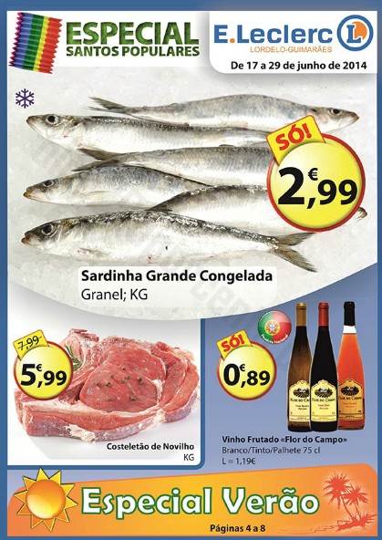 Antevisão Folheto Promoções E-LECLERC Lordelo de 17 a 29 junho