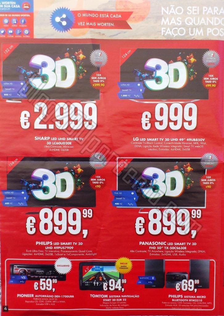 Antevisão Folheto WORTEN Promoções de 1 a 14 ab