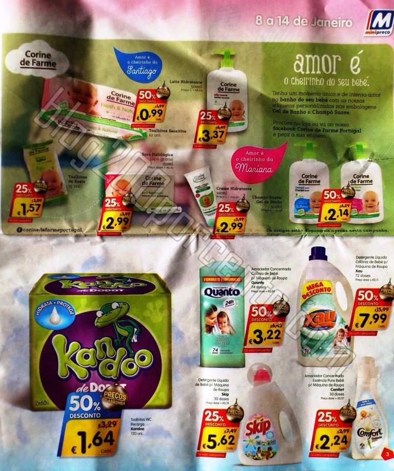 Antevisão Folheto MINIPREÇO Promoções de 8 a 1