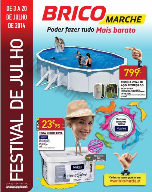 Novo Folheto BRICOMARCHÉ de 3 a 20 julho