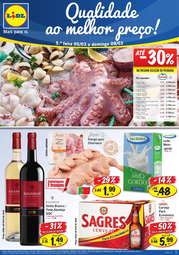 Antevisão Folheto LIDL promoções de 5 a 11 mar