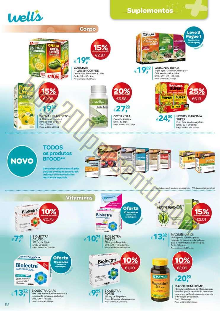 Antevisão Folheto WELLS Outono promoções de 22 