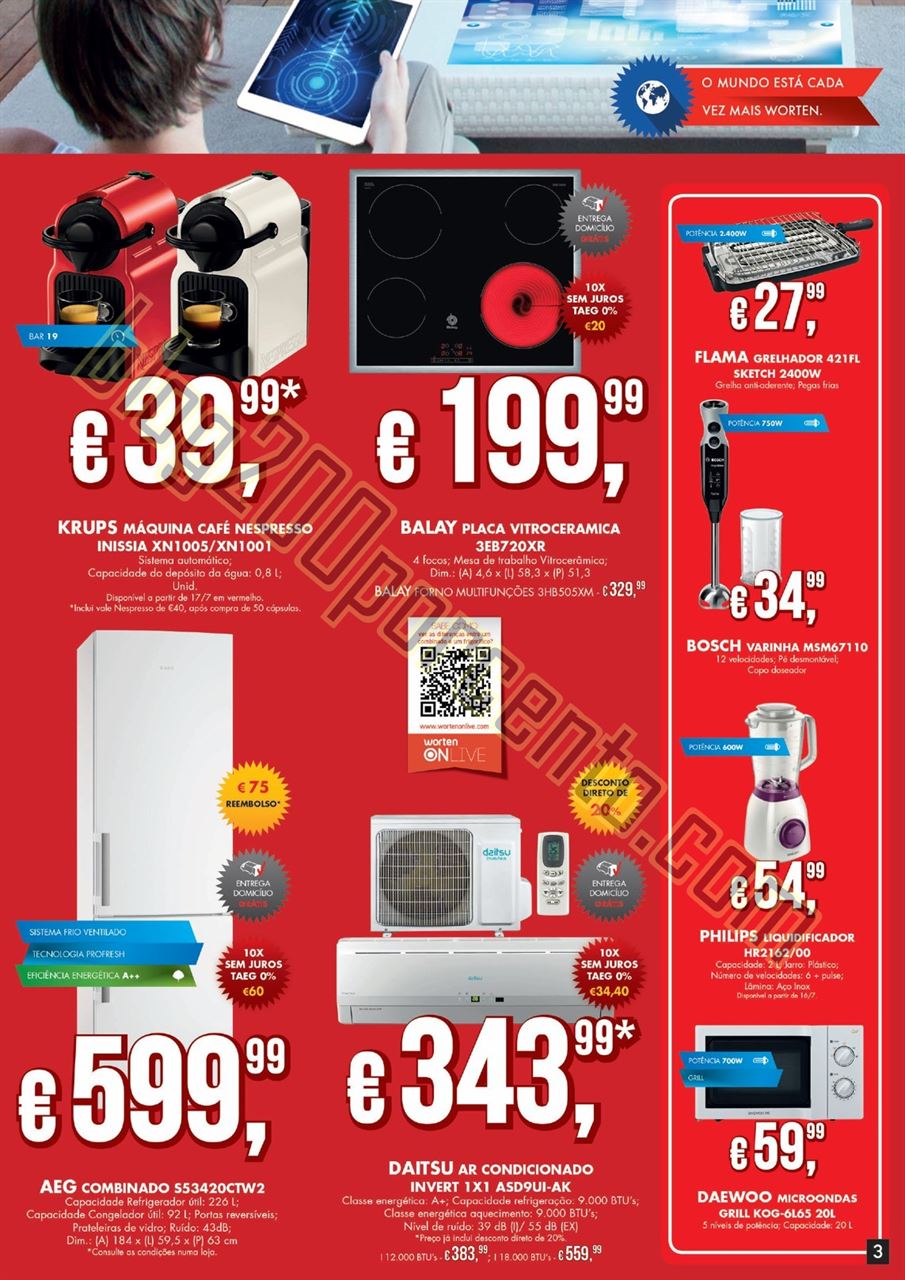 Novo Folheto WORTEN Promoções de 15 a 28 julho p