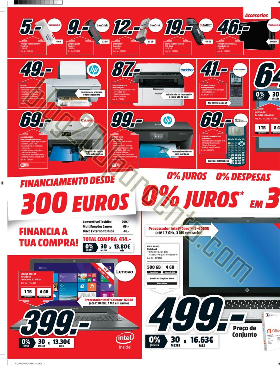 Antevisão folheto MEDIA MARKT de 27 agosto a 2 se