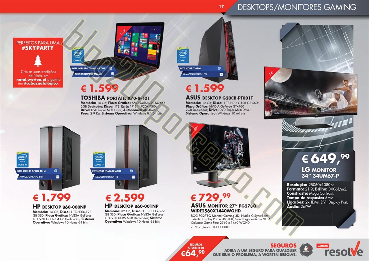 Novo Folheto WORTEN Entretenimento Natal de 13 nov