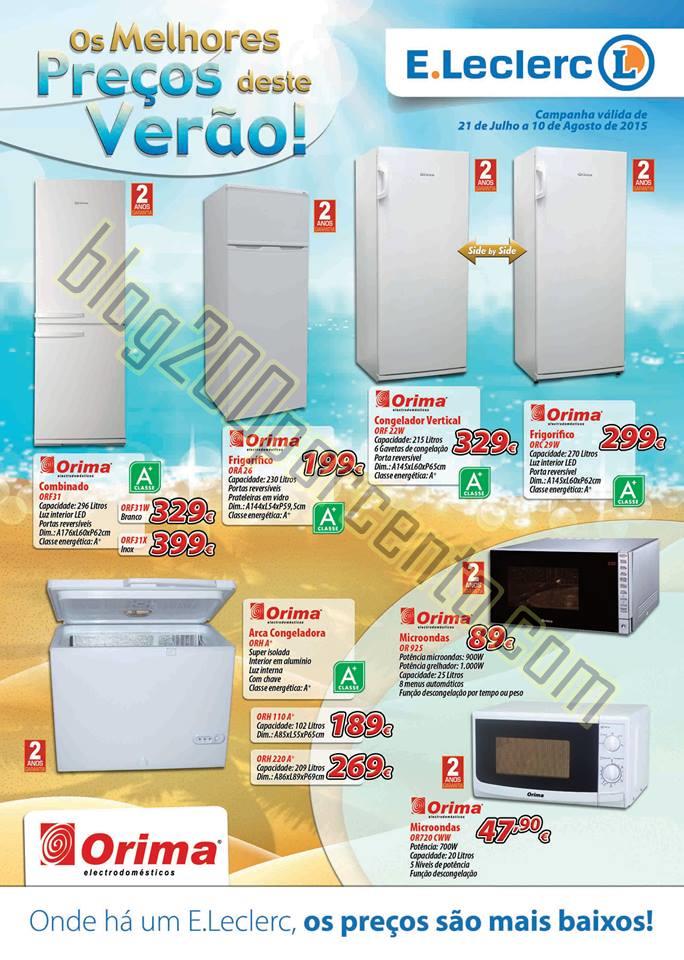 Antevisão Folheto E-LECLERC Preços de verão de 