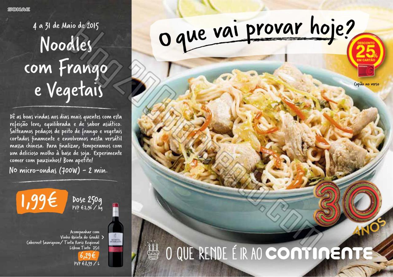 Novo Folheto CONTINENTE Take Away de 4 a 31 maio p