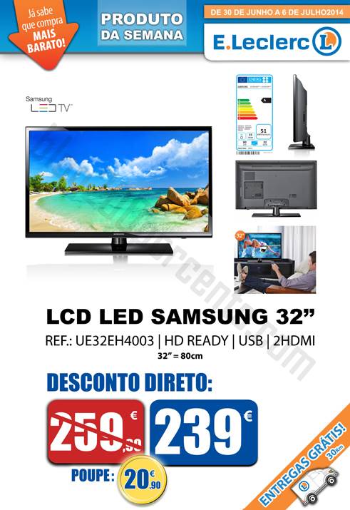 Promoção E-LECLERC de 30 junho a 6 julho -Caldas