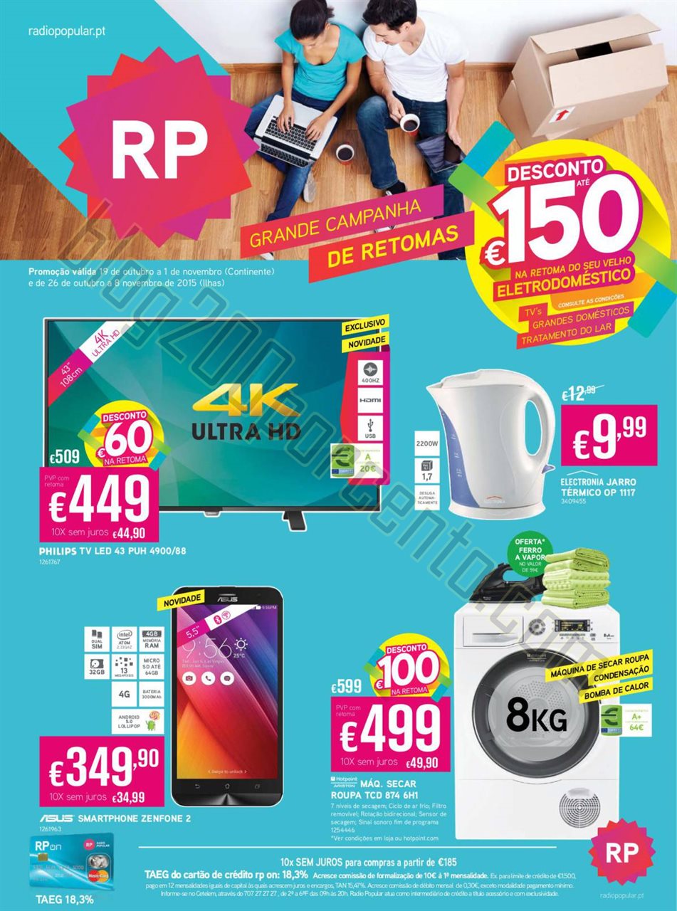 Antevisão Folheto RADIO POPULAR Promoções de 19