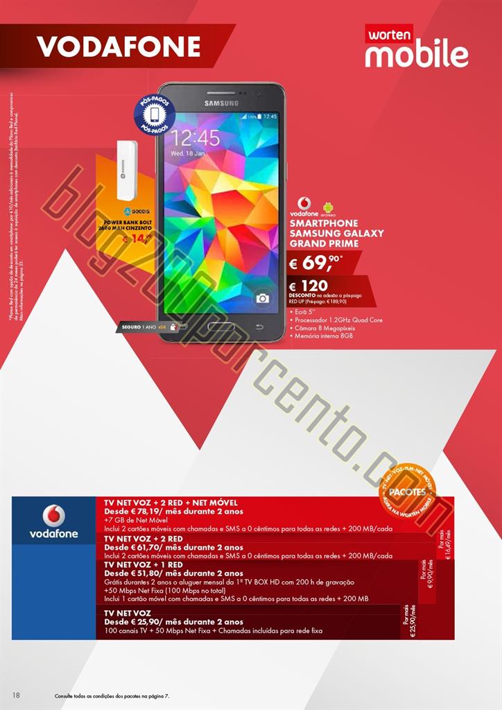 Novo Folheto WORTEN MOBILE Promoções até 2 sete