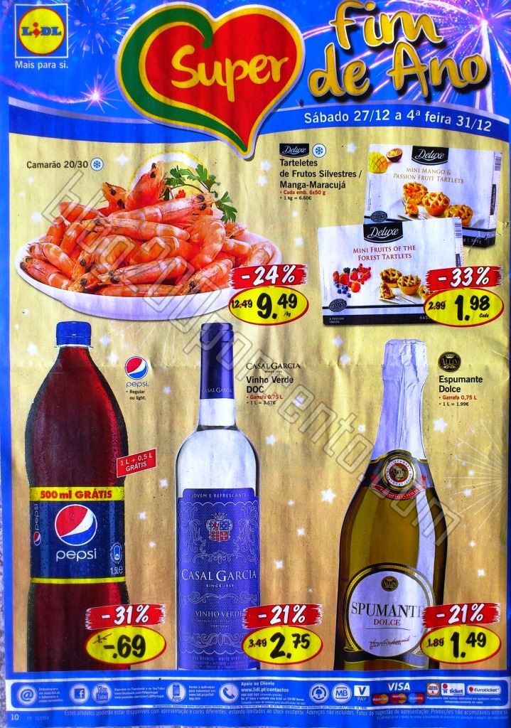 Antevisão Folheto LIDL Feliz Ano Novo de 26 a 31 