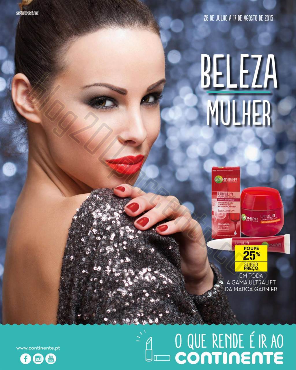 Antevisão Folheto CONTINENTE Beleza de 28 julho a