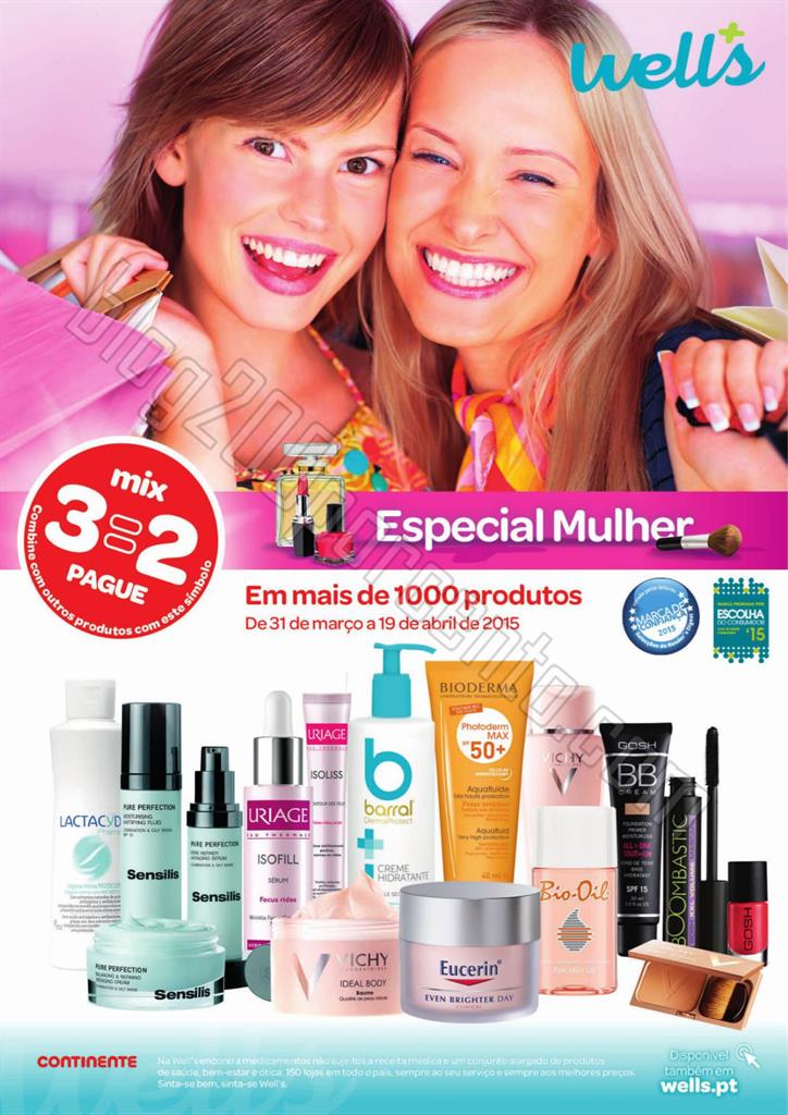 Antevisão Folheto WELLS Mulher de 31 março a 19 