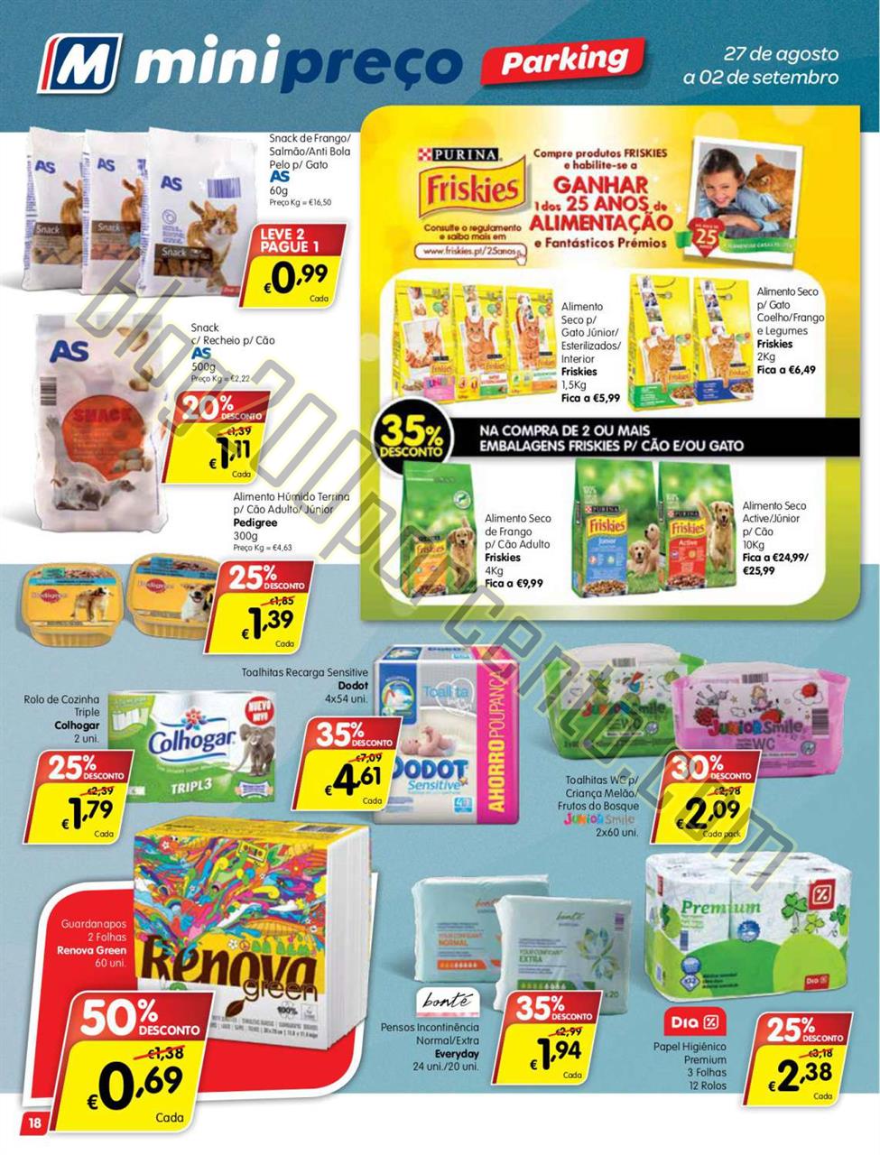 Antevisão Folheto MINIPREÇO Parking de 27 agosto