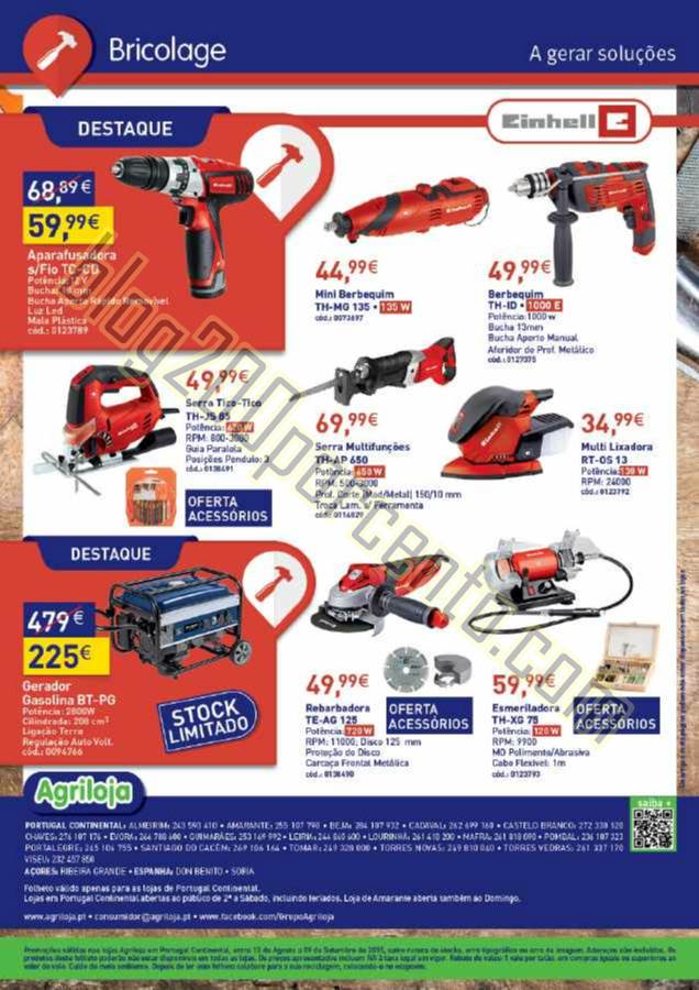 Antevisão Folheto AGRILOJA Promoções de 13 agos