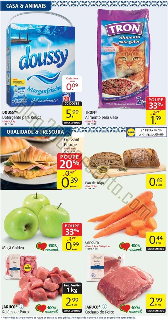 Antevisão Folheto LIDL de 7 a 9 setembro - segund