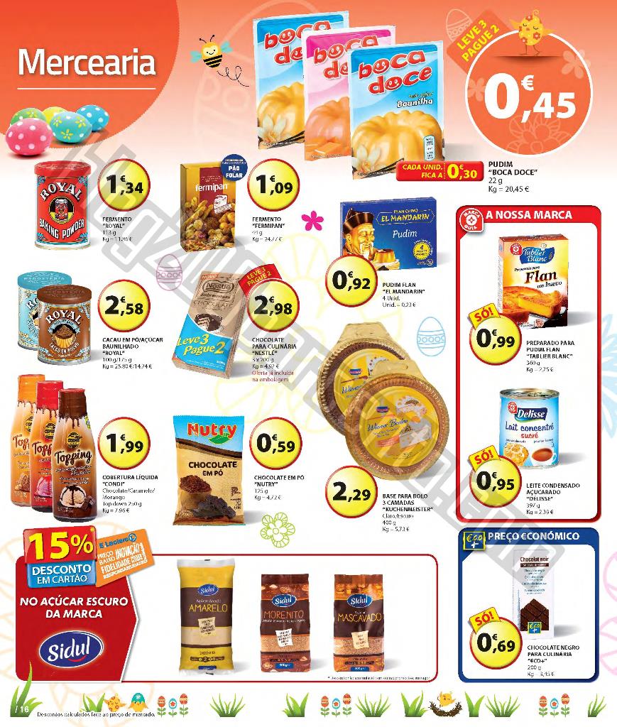 Antevisão Folheto E-LECLERC Páscoa de 24 março 