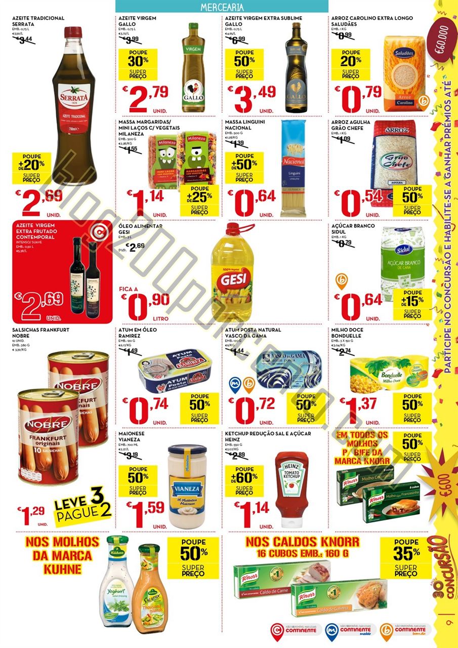 Antevisão Folheto CONTINENTE Promoções de 25 a 