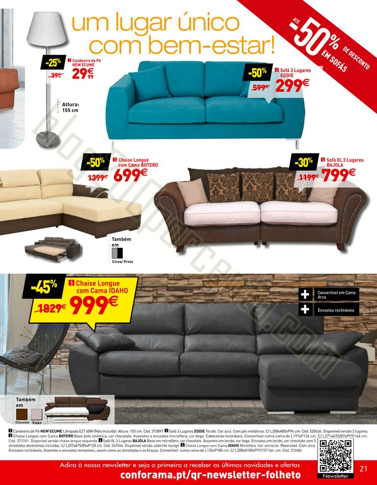 Novo Folheto CONFORAMA Promoções de 30 julho a 2
