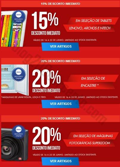 Promoções até 20% WORTEN até 26 junho