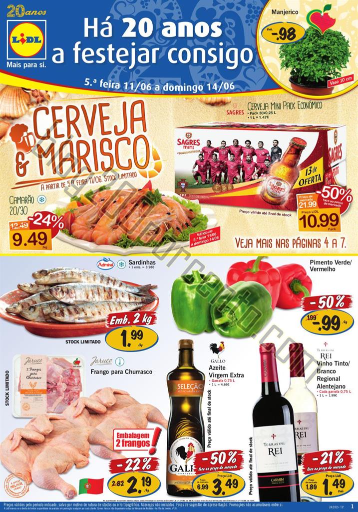 Antevisão Folheto LIDL Promoções de 11 a 17 jun