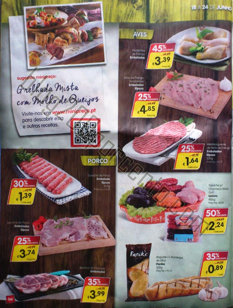 Antevisão Folheto MINIPREÇO Promoções de 18 a 