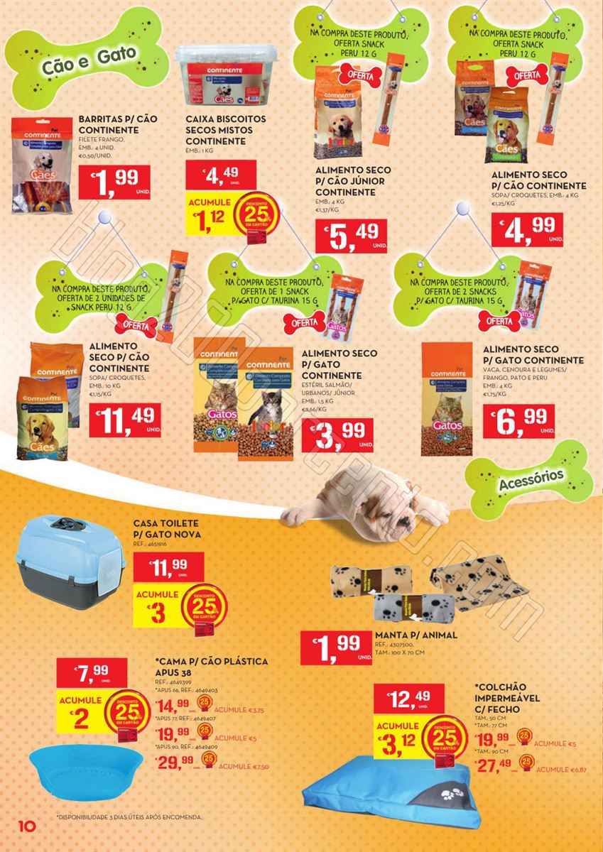 Antevisão Folheto CONTINENTE Feira Animal de 19 f