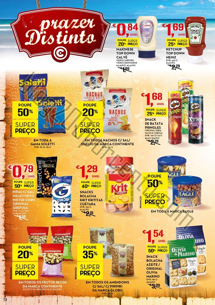 Novo Folheto CONTINENTE Cervejas e Mariscos até 2