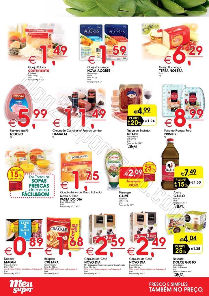 Novo Folheto MEU SUPER Promoções de 6 a 15 abril