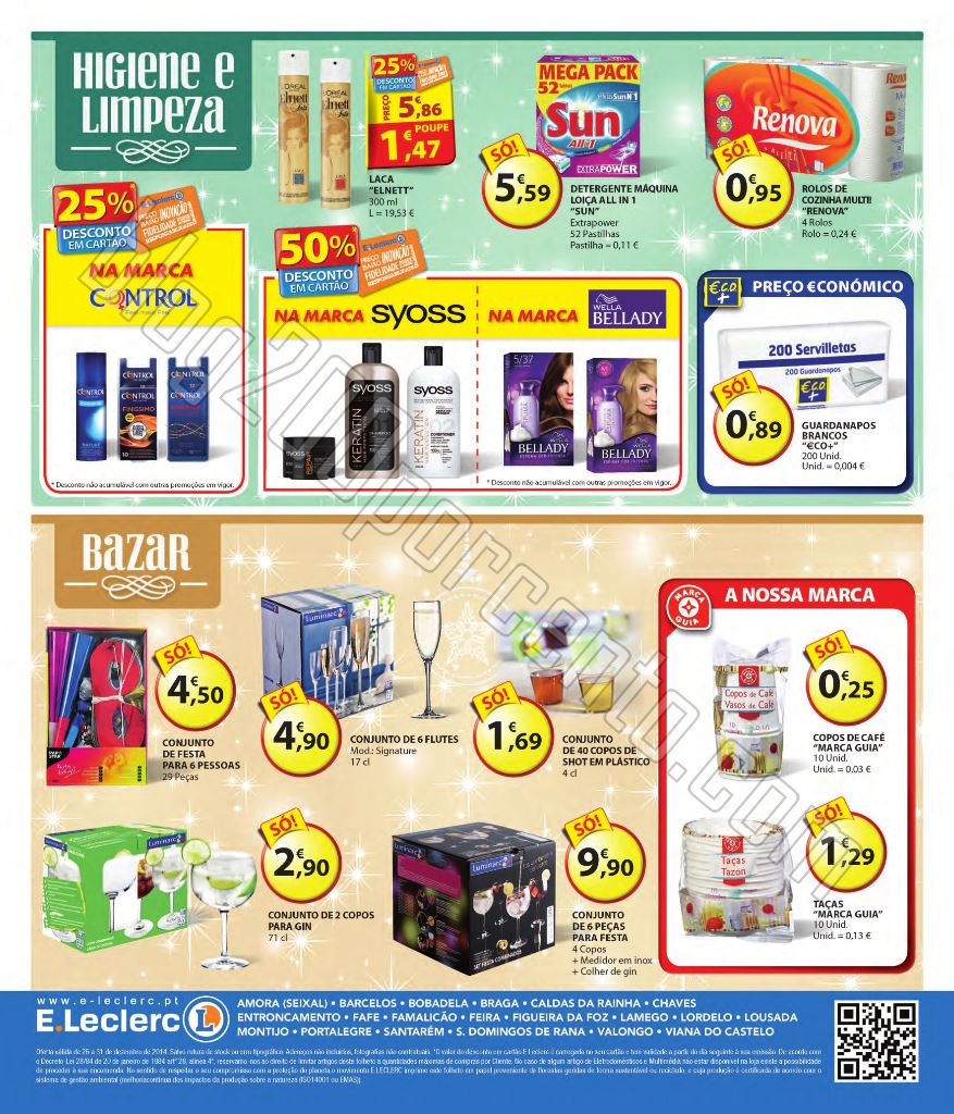 Antevisão Folheto E-LECLERC Ano novo de 26 a 31 d
