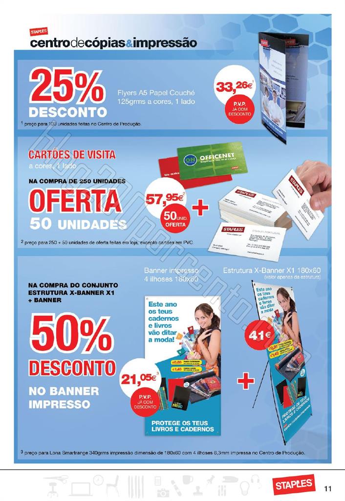 Antevisão Folheto STAPLES promoções de 5 a 17 m